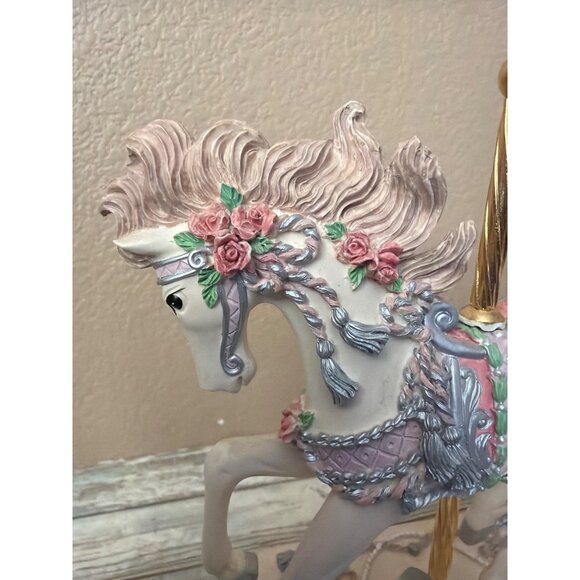 San Francisco Music Box Co Vanessa Carousel Horse Music Box Maureen Drdak Ltd Ed - Picture 16 of 17